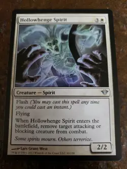 Hollowhenge Spirit Dark Ascension Mtg Card Mint Condition - Image 1