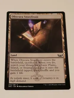 MTG Obscura Storefront Streets of New Capenna 252/281 Regular Common - Image 1