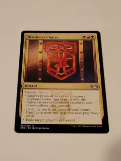 MTG Riveteers Charm Streets of New Capenna 217/281 Regular Uncommon - Image 1