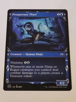 MTG Prosperous Thief Kamigawa: Neon Dynasty 336 Regular Uncommon - Image 1
