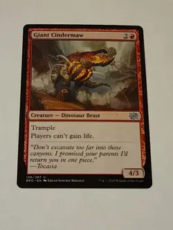 MTG Giant Cindermaw The Brothers' War 136/287 Regular Uncommon - Image 1