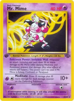 POKEMON TCG English JUNGLE 1st Card --- U Pick from Menu #18 thru #64 All VG-M! - Image 5