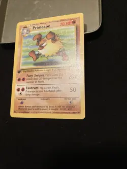 Primeape - 43/64 - Uncommon - 1st Edition- English -Pokemon- Jungle-wotc-1999 - Image 3
