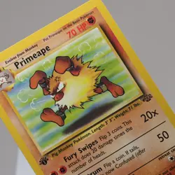 Pokemon TCG - Primeape 43/64 Jungle Uncommon 1st Edition WOTC 1999 - Image 1