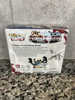 Pokemon Sun & Moon Crimson Invasion Booster Box Sealed - Image 2