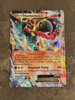 Hawlucha EX 64/111 XY - Furious Fists Holo Pokemon 2013 - Image 1