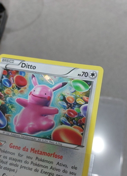 Ditto XY40 Pokemon Black Star Promo Holo PORTUGUESE NM w/ Swirl See Pics - Image 2