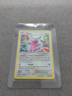 Ditto XY40 Pokemon Black Star Promo Holo PORTUGUESE NM w/ Swirl See Pics - Image 3