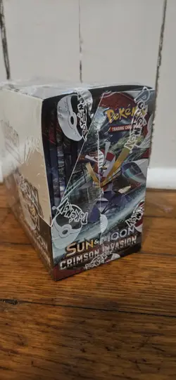 Pokemon Sun And Moon: Crimson Invasion Booster Box New Factory Sealed - Image 2