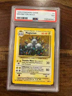Magneton 009/102 Base Set Holo - PSA 7 NM - 1999 Pokemon TCG Vintage - Image 1