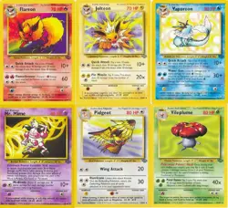 Rare Non Holo Jungle Pokemon Cards All Cards Inc Common & Uncommon! UK - Image 1