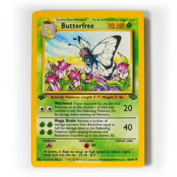 Pokemon - Butterfree - 1st Edition - Non Holo - 33/64 - Jungle - Uncommon Card - Image 1