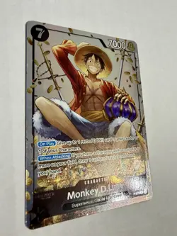 One Piece Monkey.D.Luffy P-075 One Piece Card Game Promo NM - Image 3