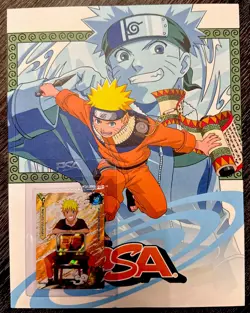 2025 PSA Magazine x Kayou Exclusive Naruto Uzumaki Promo Card & Base Cover Dec. - Image 1