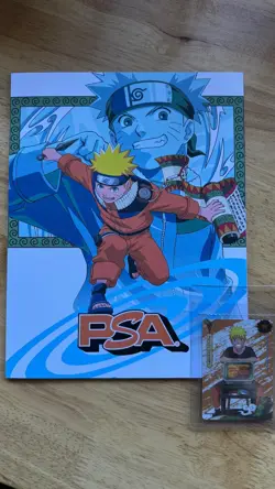 2025 PSA Magazine x Kayou Exclusive Naruto Uzumaki Promo Card & Base Cover Dec. - Image 1
