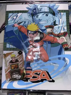 2025 PSA Magazine x Kayou Exclusive Naruto Uzumaki Promo Card & Base Cover Dec. - Image 1