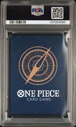 2025 ONE PIECE JAPANESE PRB02-PREMIUM BOOSTER MANGA ALTERNATE ART SANJI PSA 10 - Image 2