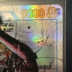 2025 ONE PIECE CARD PRB 02 PREMIUM BOOSTER MANGA RARE ALTERNATE ART SANJI - Image 2