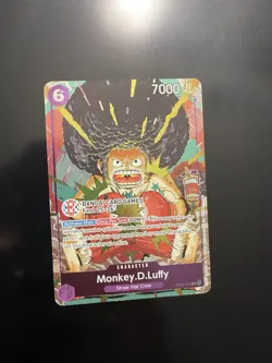Bandai Card Games Fest 25-26 Monkey D. Luffy One Piece TCG OP07-073 (Afro Luffy) - Image 1