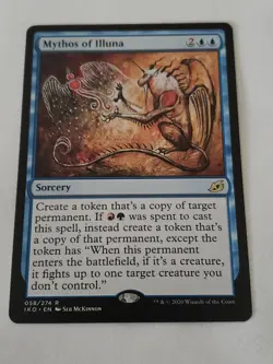 Mythos of illuna Ikoria lair Of Behemoths Mtg Card Mint Condition Rare - Image 1