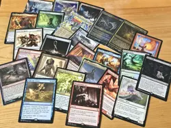 MTG 100 All Rares Cards Lot Foil Bordeless NM Magic Gathering - Image 1