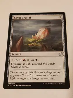 Savai Crystal Ikoria Lair Of Behemoths Mtg Card Mint Condition - Image 1