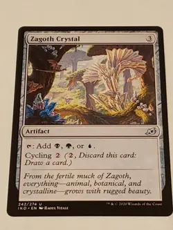 Zagoth crystal Ikoria Lair of Behemoths Mtg Card Mint Condition - Image 1