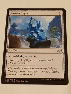 Ketria crystal Ikoria lair Of Behemoths Mtg Card Mint Condition - Image 1