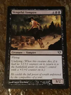 Vengeful Vampire Dark Ascension Mtg Card Mint Condition - Image 1