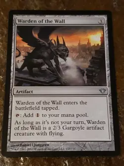Warden Of The Wall Dark Ascension Mtg Card Mint Condition - Image 1