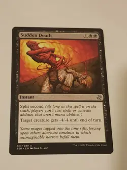 Sudden death Time Spiral: Remastered uncommon mtg Card NM Condition - Image 1