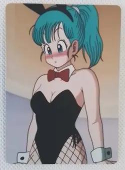 Dragon Ball Bulma Lewd Anime Doujin Waifu Double Sided Card AGC CCG - Image 1