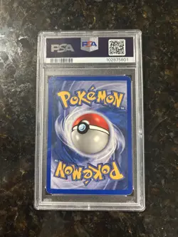 2002 POKEMON EXPEDITION #4 BLASTOISE-REVERSE FOIL PSA 6 - Image 2