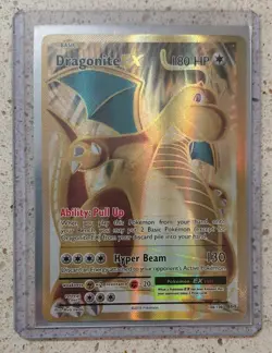 Dragonite EX 106/108 - Full Art Ultra Rare Gold XY Evolutions Pokemon TCG NM - Image 1