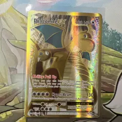 Dragonite EX 106/108 - Full Art Ultra Rare Gold XY Evolutions Pokemon TCG NM - Image 1