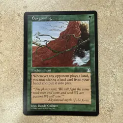 Magic the Gathering Burgeoning - Stronghold #102/143 MTG LP - Image 1