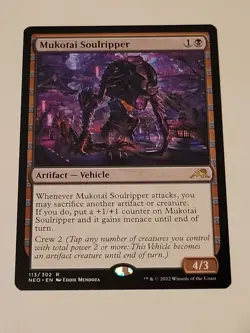 MTG Mukotai Soulripper Kamigawa: Neon Dynasty 113/302 Regular Rare - Image 1