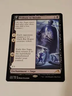 MTG Tribute to Horobi Echo of Death's Wail Kamigawa: Neon Dynasty 124/302 Re. - Image 1