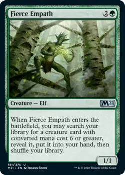 Fierce Empath Light Play, English Magic the Gathering MTG Core Set 2021 - Image 1