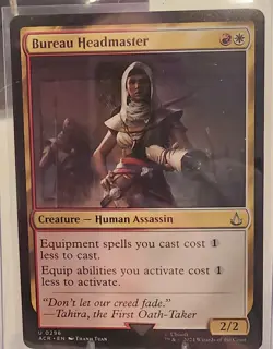 MtG Bureau Headmaster Universes Beyond: Assassin's Creed Regular - Image 1