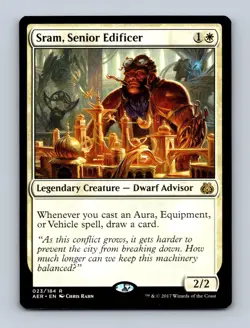 Sram, Senior Edificer Aether Revolt Non-Foil MTG NM - Image 1
