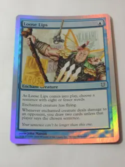 MTG - FOIL - Loose Lips - Unhinged - NM - Image 3