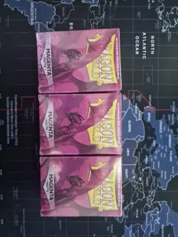 3x Dragon Shield Magenta Matte Standard Size 100 Sleeves - Image 1