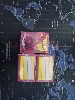 3x Dragon Shield Magenta Matte Standard Size 100 Sleeves - Image 2