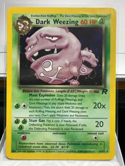 Unlimited Edition Vintage WOTC Pokemon Team Rocket Card /82 ($2+ Order Required) - Image 3