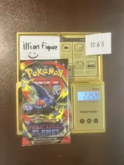 VERY HEAVY! BIG HITUUU 22.59g Phantasmal Flames Pokemon TCG Booster (SEALED) - Image 1