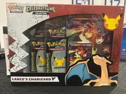 Pokemon TCG Celebrations Collection Lance's Charizard V Box Sealed - Image 1