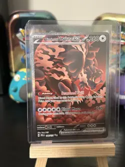 Pokemon Bloodmoon Ursaluna ex 168/131 Sv: Prismatic Evolutions Holo - Image 1