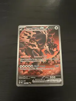 Pokemon Bloodmoon Ursaluna ex 168/131 Sv: Prismatic Evolutions Holo - Image 2