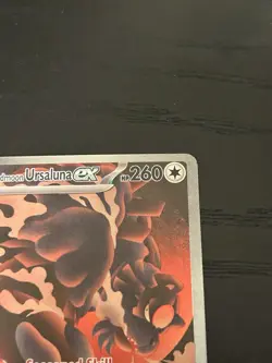 Pokemon Bloodmoon Ursaluna ex 168/131 Sv: Prismatic Evolutions Holo - Image 4